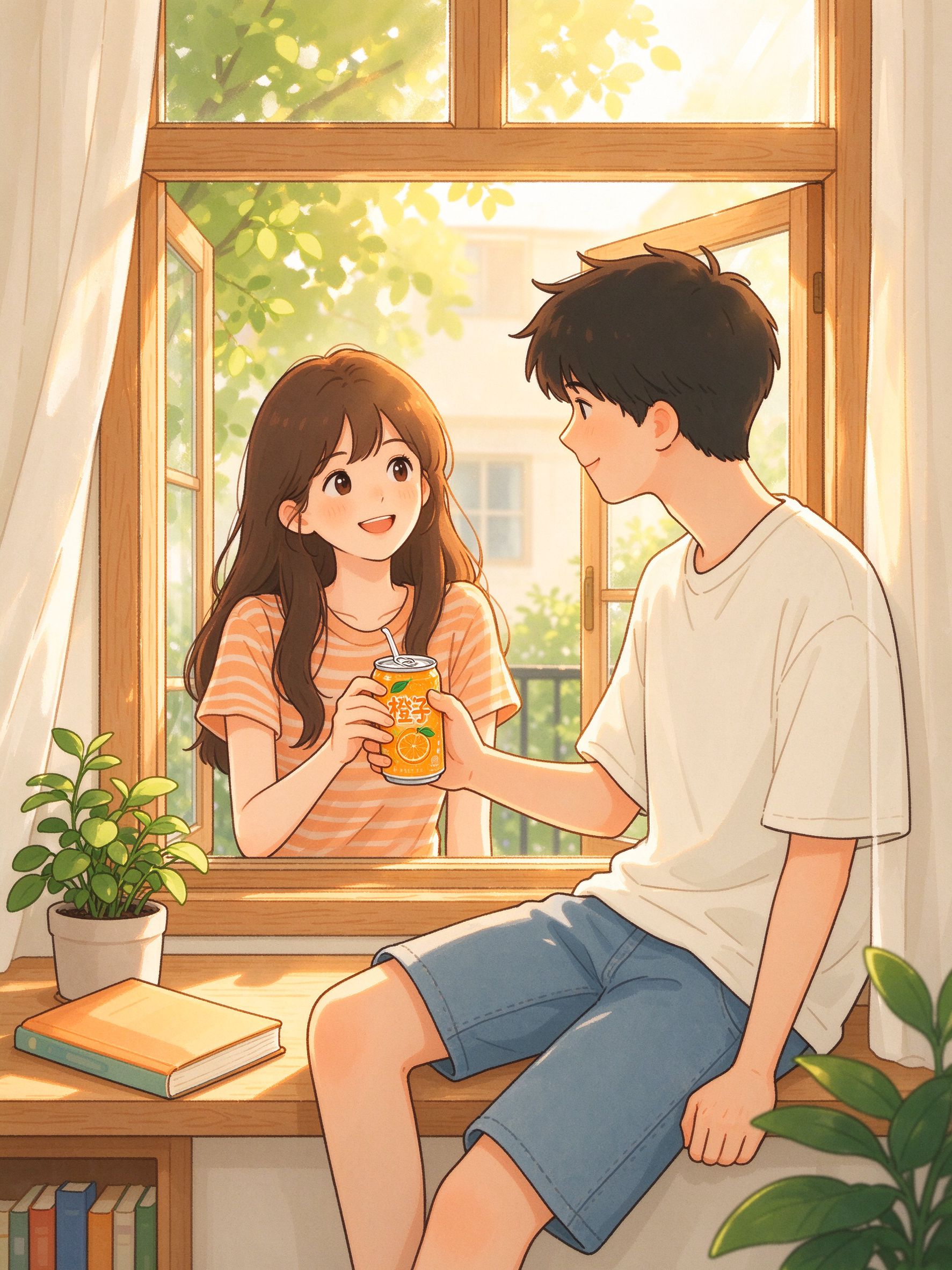 《橙子味的信》漫画封面